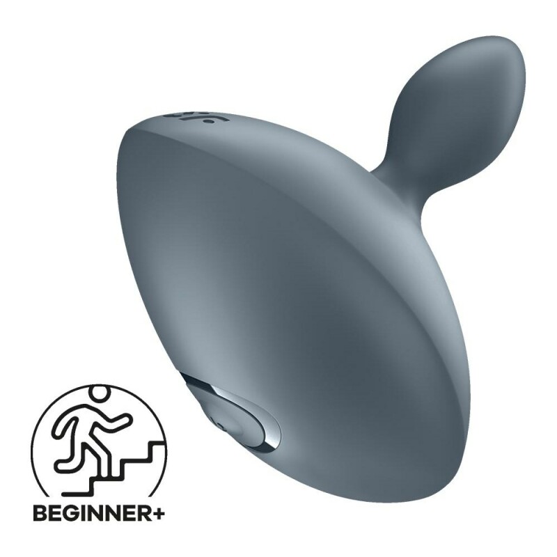 Анальний вібратор Satisfyer Booty Absolute Beginners 4 з широкою основою, сірий, 7.8 х 8.3 см - Изображение 4