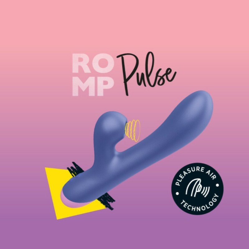 Вібратор-кролик ROMP Pulse з вакуумною стимуляцією, фіолетовий, 20 х 4.8 см - Изображение 5
