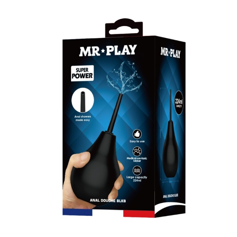 Анальний душ Mr Play чорний, 224 мл - Зображення 7