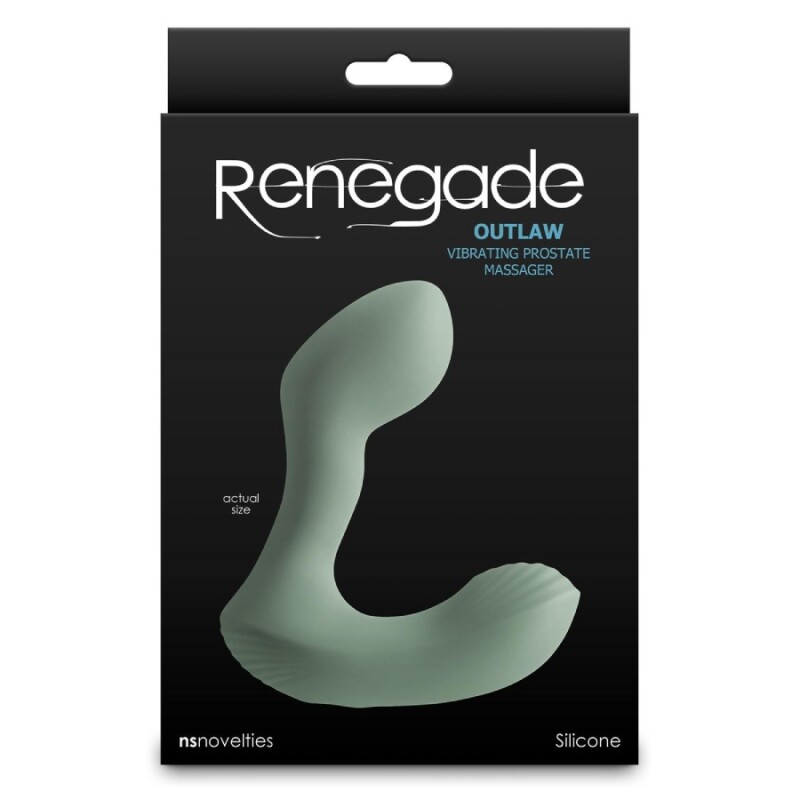 Масажер простати NS Novelties Renegade з вібрацією, зелений, 12 х 3.6 см - Зображення 1