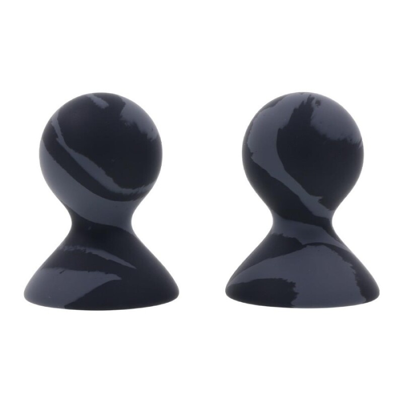 Вакуумні присоски на соски Sportsheets Velvet Noir силіконові, чорні, 7.3 х 5 см - Изображение 4