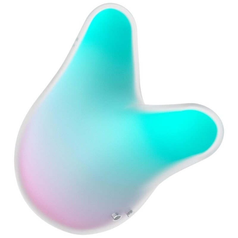 Вакуумний стимулятор Satisfyer Mermaid Vibes з вібрацією, рожево-зелений, 9.5 х 1.5 см - Изображение 4