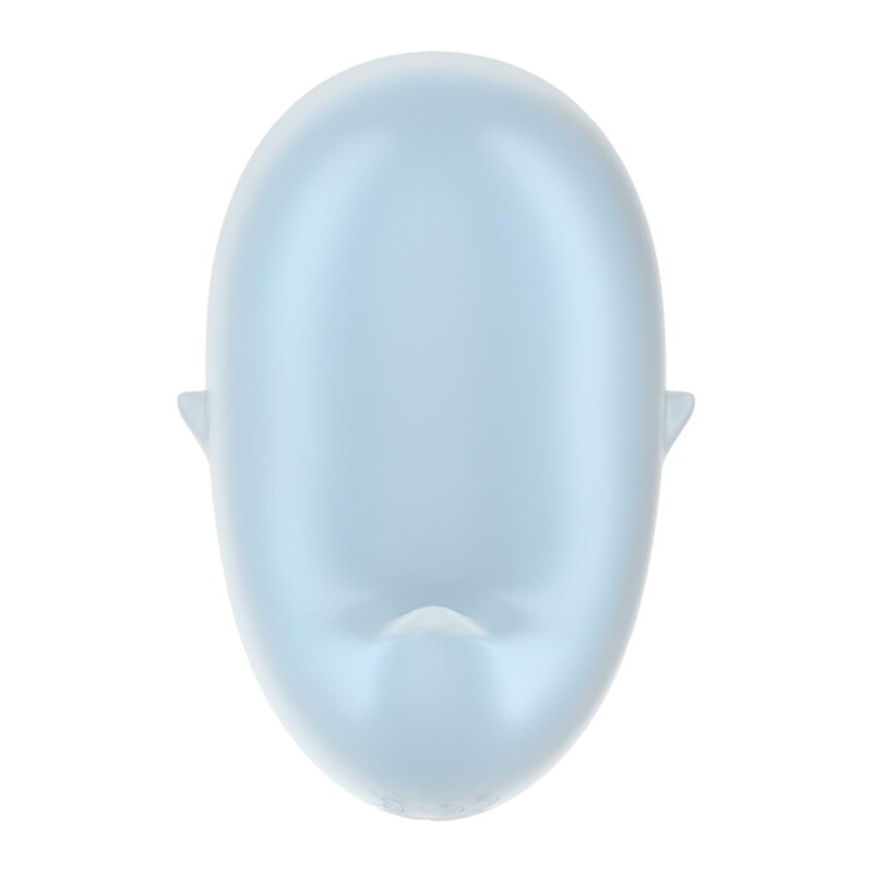 Вакуумний стимулятор Satisfyer Cutie Ghost з вібрацією, блакитний, 9.1 х 5.5 см - Изображение 5