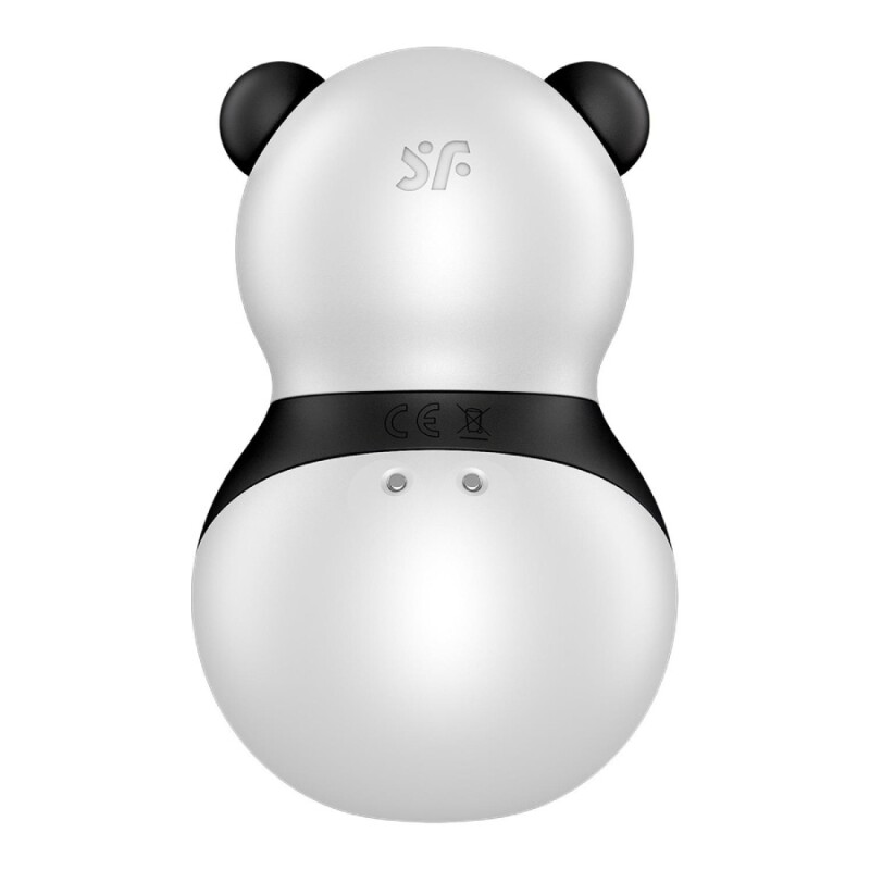 Вакуумний стимулятор Satisfyer Pocket Panda з вібрацією, чорно-білий, 8.9 х 1.5 см - Зображення 6