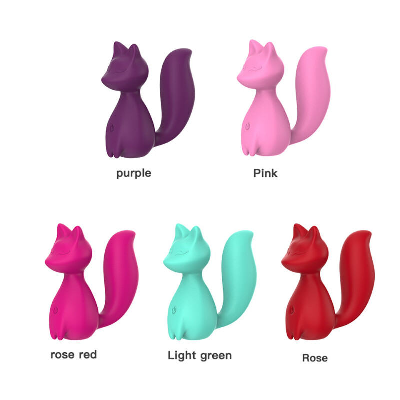 Мінівібратор для клітора Every Night Toys Doris у формі лисички, фіолетовий, 8 х 3.5 см - Зображення 1