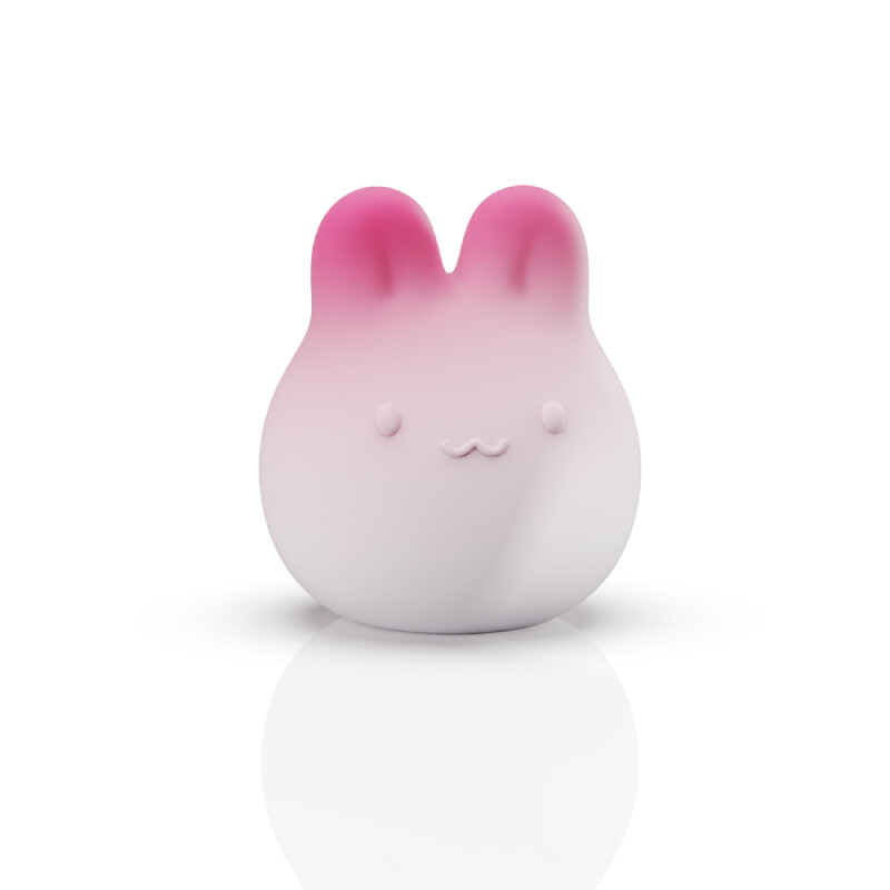 Сенсорний вібратор для клітора Univibe Marshmallow Chubby Bunny, що реагує на стискання, рожевий, 9,1 × 8 см - Изображение 6