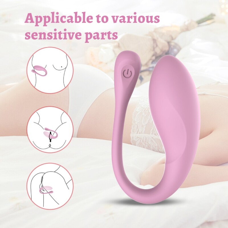 Віброяйце Every Night Toys Isadora з пультом, лавандове, 24 х 3.6 см - Изображение 1