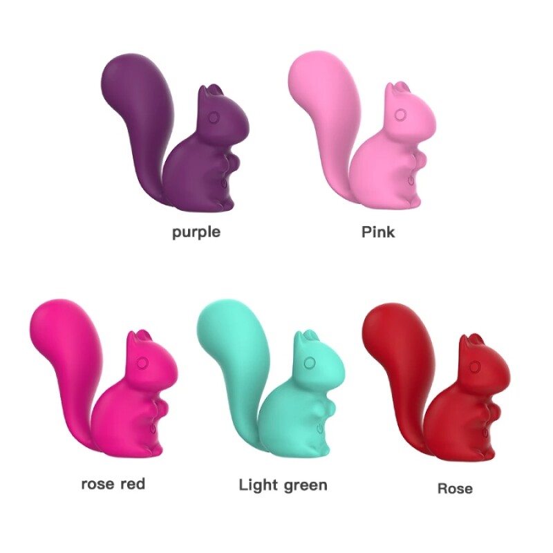 Мінівібратор для клітора Every Night Toys Debbie у формі білочки, червоний, 7.2 х 3 см - Изображение 1
