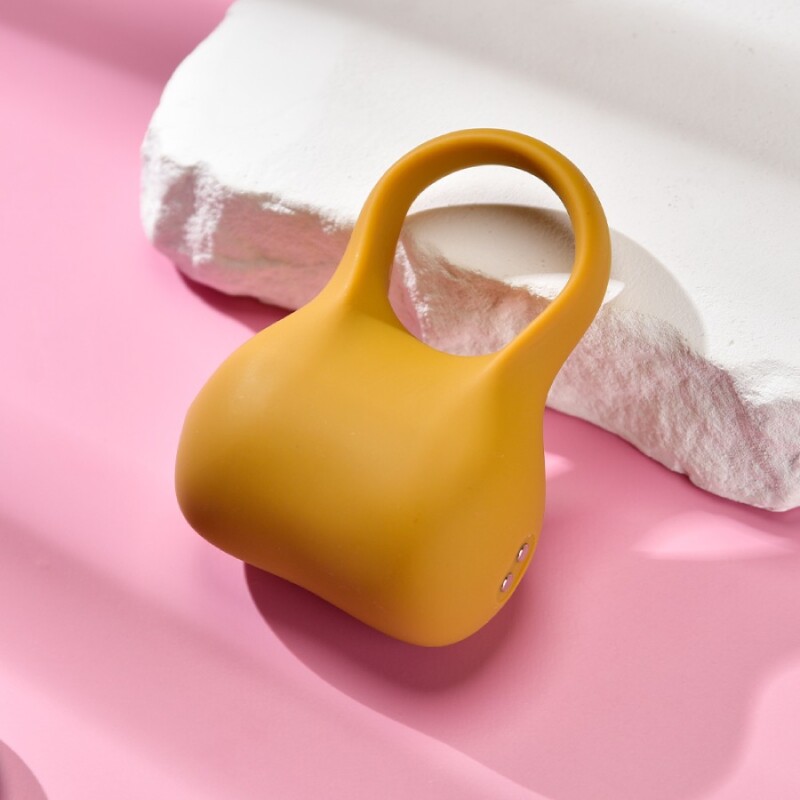 Ерекційне віброкільце Sweet Em Silky Ring з пультом, жовте, 7.6 х 5.7 см - Зображення 6