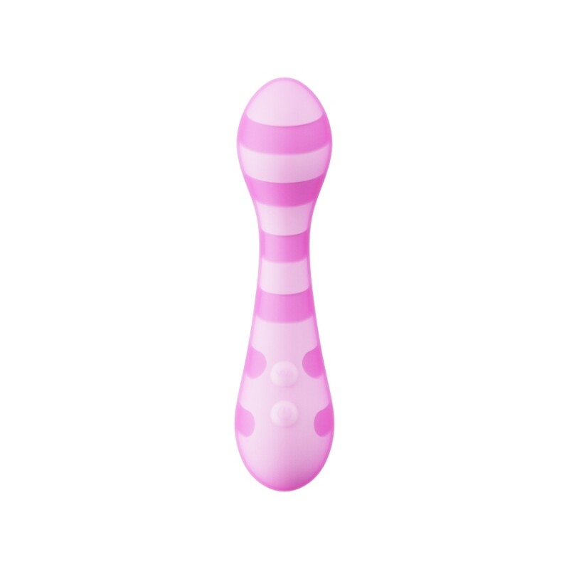 Мінівібратор Univibe Marshmallow Plush Vibe рожевий, 14.7 х 3.8 см - Зображення 5