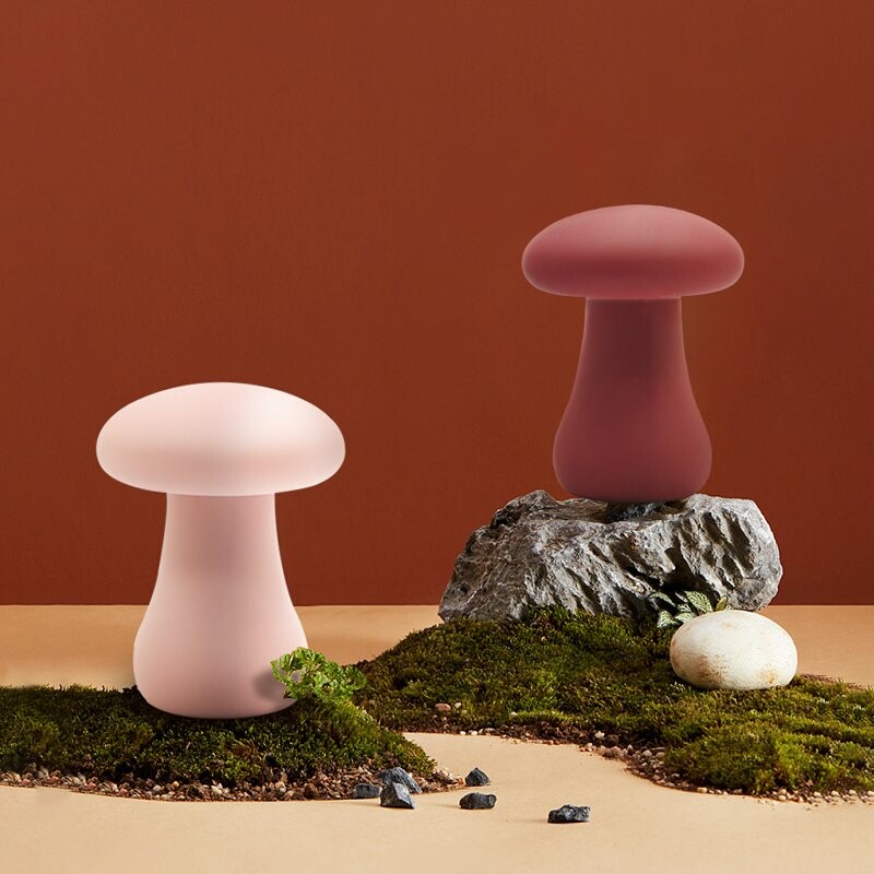 Вібратор Sweet Em Mushroom у формі гриба, бордовий, 7.7 х 6 см - Изображение 8