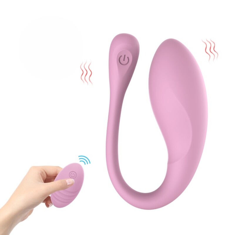 Віброяйце Every Night Toys Isadora з пультом, лавандове, 24 х 3.6 см