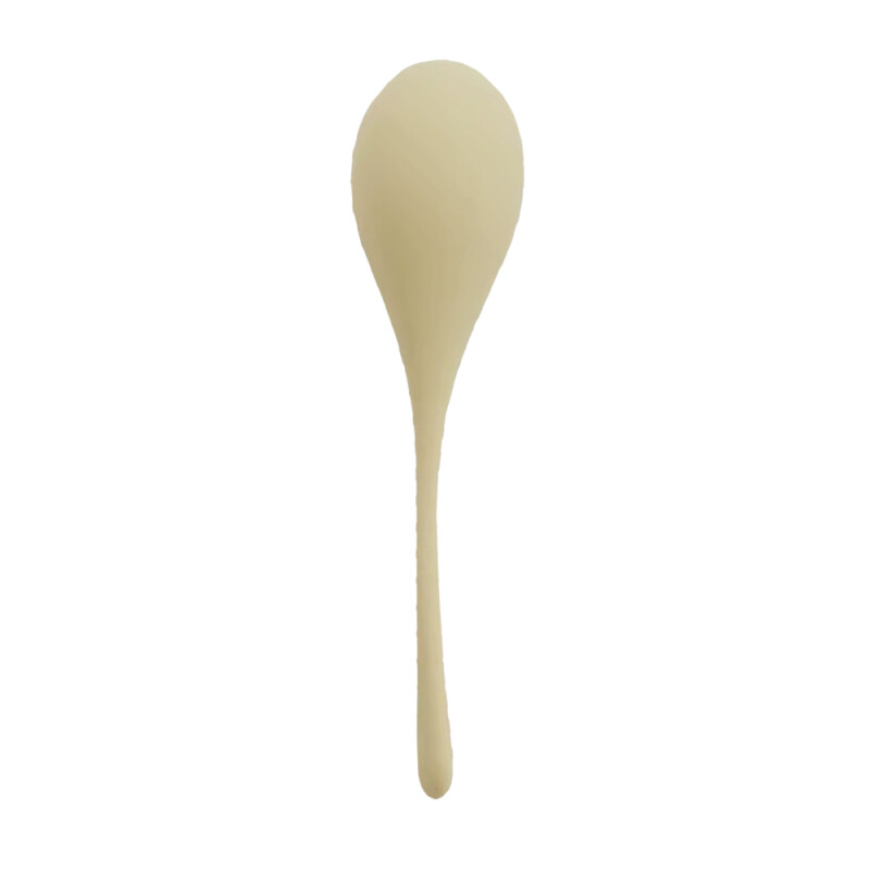 Тренажер Кегеля Sweet Em Kegel Ball з хвостиком, бежевий, 50 г, 14 х 3.3 см - Зображення 1