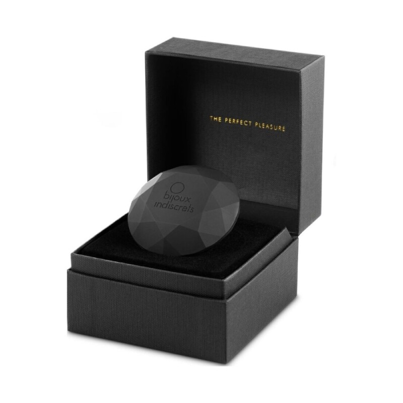 Вібратор для клітора Bijoux Indiscrets Diamond у вигляді діаманта, чорний, 6.5 см - Изображение 1