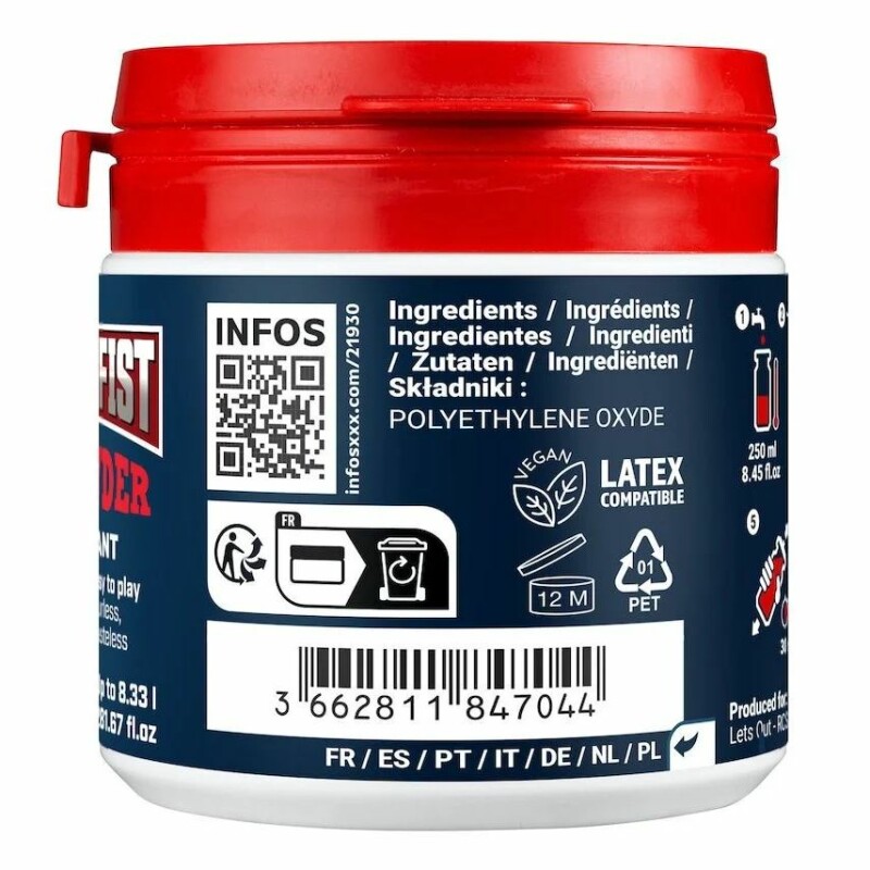 Лубрикант порошковий Fuck &amp; Fist FF Powder для приготування гелю, 100 г - Изображение 1