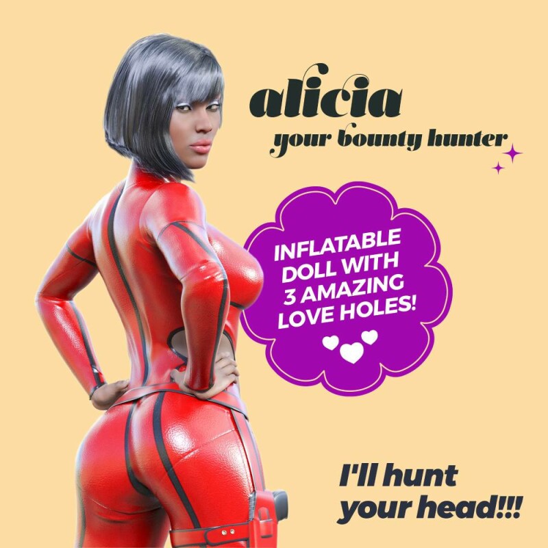 Секс-лялька Crushious Alicia з 3 отворами, бежева, 155 см - Зображення 1