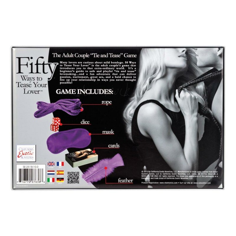 Гра для пари CalExotics Fifty Ways To Tease Your Love, 6 предметів - Изображение 4