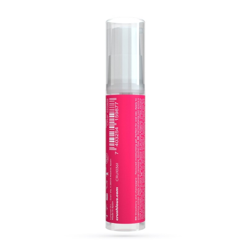 Лубрикант Crushious Strawberry Champagne оральний, 10 мл - Изображение 2