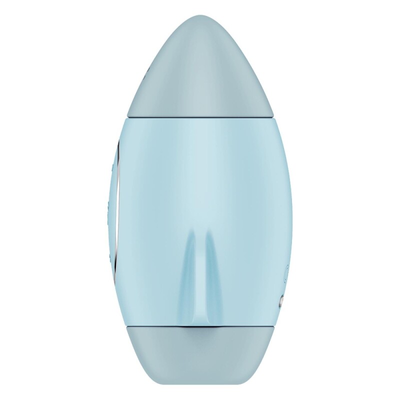 Вібратор Satisfyer Mission Control з вакуумною стимуляцією клітора, блакитний, 10 х 6.6 см - Изображение 4