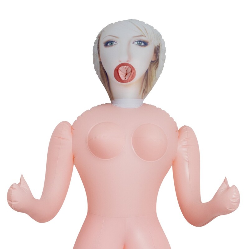 Секс-лялька Crushious Cristina з 3 отворами, бежева, 155 см - Изображение 4