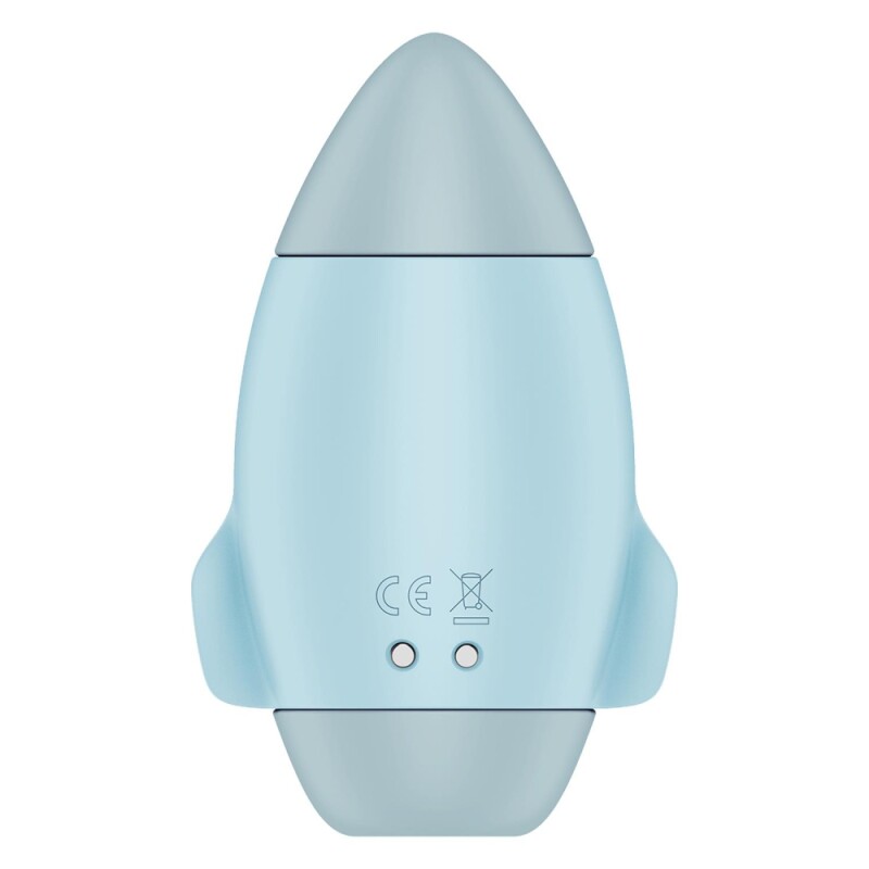 Вібратор Satisfyer Mission Control з вакуумною стимуляцією клітора, блакитний, 10 х 6.6 см - Изображение 5