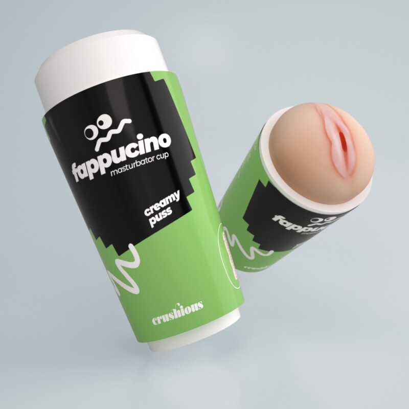 Мастурбатор-вагіна Crushious Fappucino портативний, бежевий, 16 х 7 см - Изображение 2