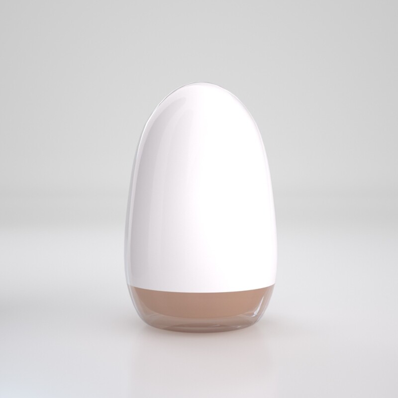 Мастурбатор-яйце Crushious Ezy Egg the Novice вагіна, бежевий, 8.7 х 5.6 см - Зображення 6