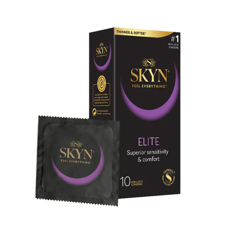 Презервативи безлатексні SKYN Elite ультратонкі, 10 шт