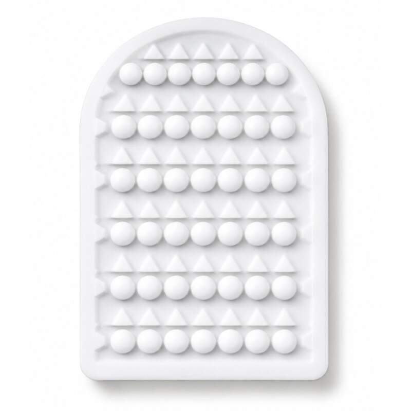 Міні мастурбатор DOU BAO DOTS Pocket Genius з рельєфом крапок, білий, 8.2 х 5.2 см - Изображение 3
