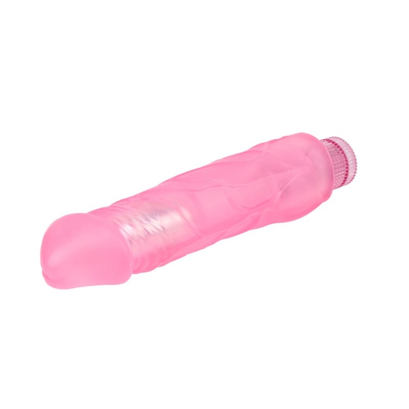Вібратор реалістичний Chisa Hi-Rubber, рожевий, 23.5 х 5 см - Зображення 5