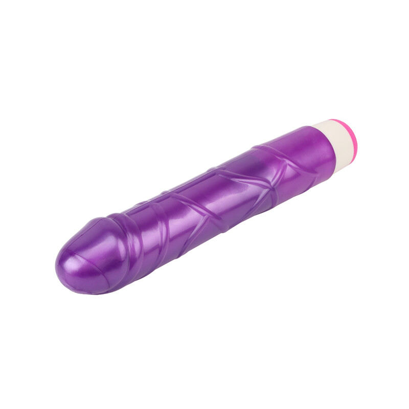 Вібратор Chisa Basic Pulsator, реалістичний, на батарейках, фіолетовий, 23 х 4.3 см - Изображение 4