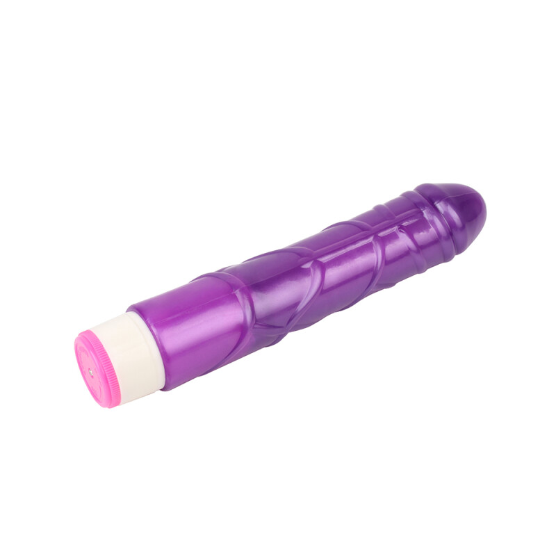Вібратор Chisa Basic Pulsator, реалістичний, на батарейках, фіолетовий, 23 х 4.3 см - Изображение 5