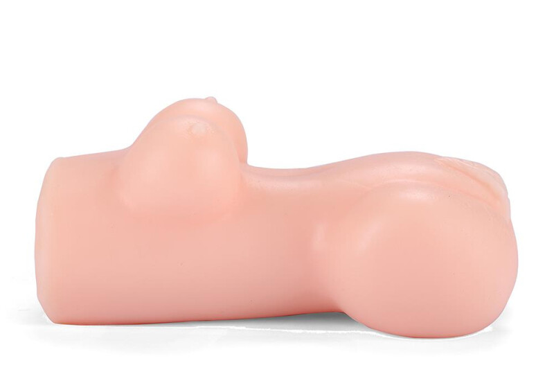 Мастурбатор-вагіна Dreamtoys The girl next door з вібрацією, бежевий, 13 х 7 см - Изображение 5