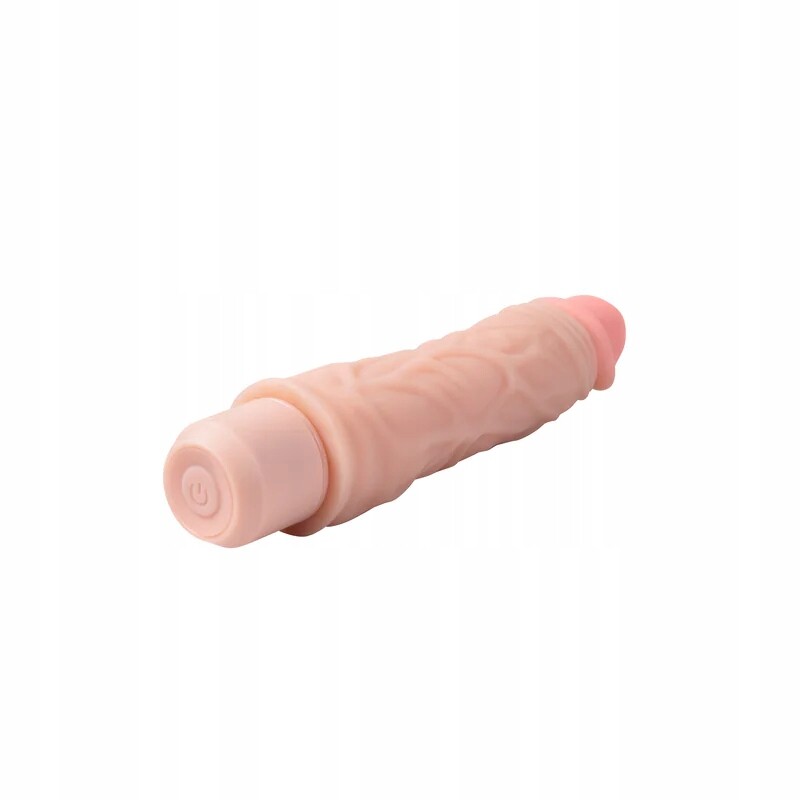 Вібратор багатошвидкісний Blush Dr Skin гнучкий, бежевий, 21.5 х 5 см - Изображение 3