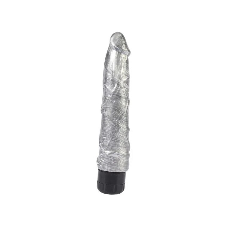 Вібратор реалістичний Chisa Pleasure Ranger, сріблястий , 22 х 4.3 см - Зображення 1