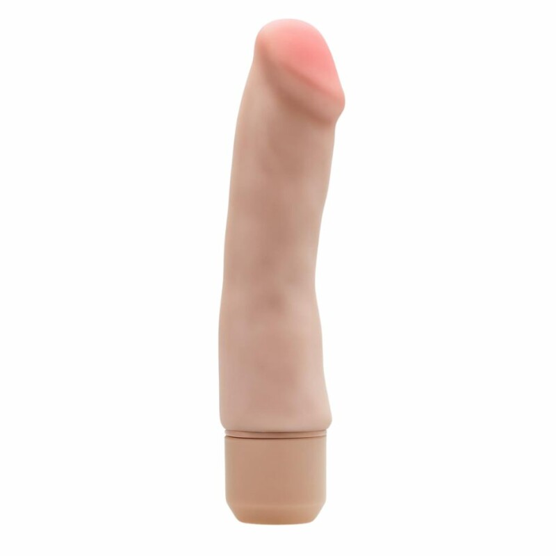 Вібратор реалістичний Blush Dr. Skin бежевий, 19.1 x 3.8 см - Изображение 1