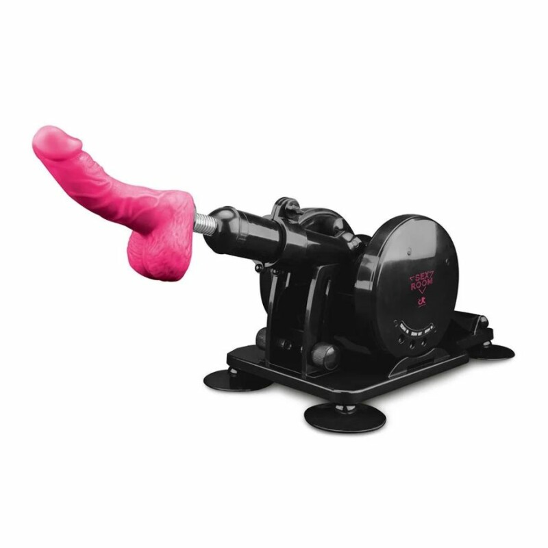 Секс-машина Dreamtoys Sex Room Sex Machine з насадками і пультом, чорна - Зображення 5