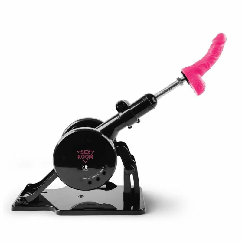 Секс-машина Dreamtoys Sex Room Sex Machine з насадками і пультом, чорна - Зображення 8