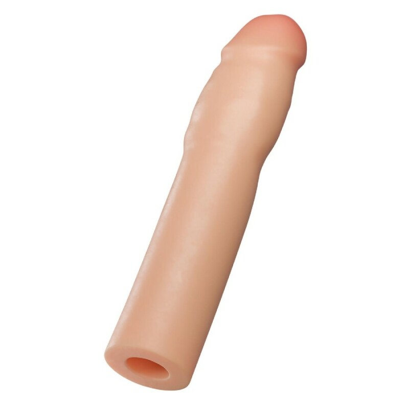 Насадка на пеніс реалістична Blush Performance Plus бежева, 17.7 х 4.4 см - Изображение 5