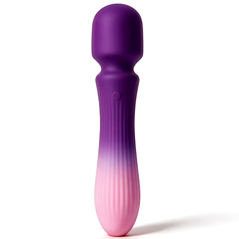 Міні-вібратор мікрофон UNIVIBE LUNE WAND градієнт, рожево-фіолетовий, 15 х 3.5 см