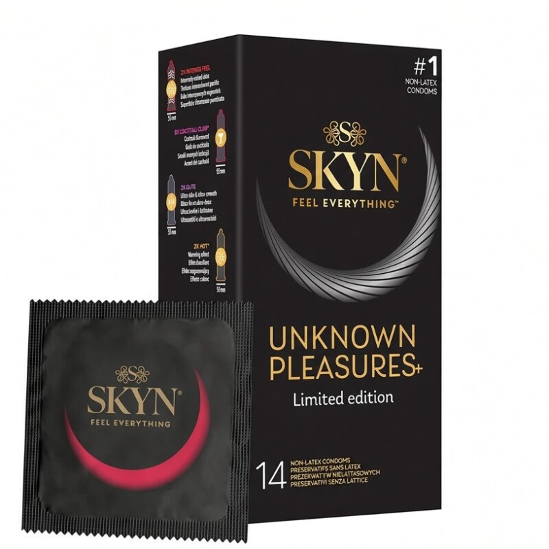 Набір презервативів SKYN Unknown Pleasures+ безлатексні, 14 шт