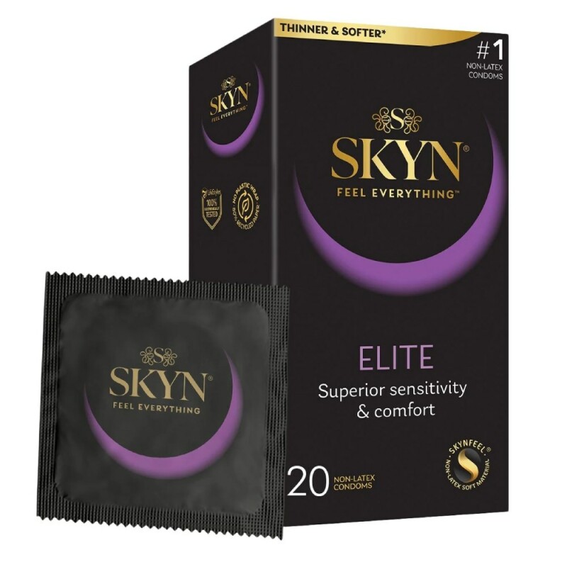 Презервативи безлатексні SKYN Elite ультратонкі, 20 шт