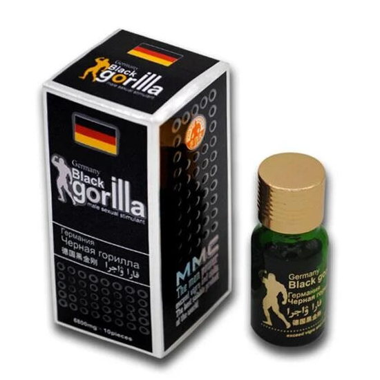 Таблетки для потенції Black Gorilla, 10 шт