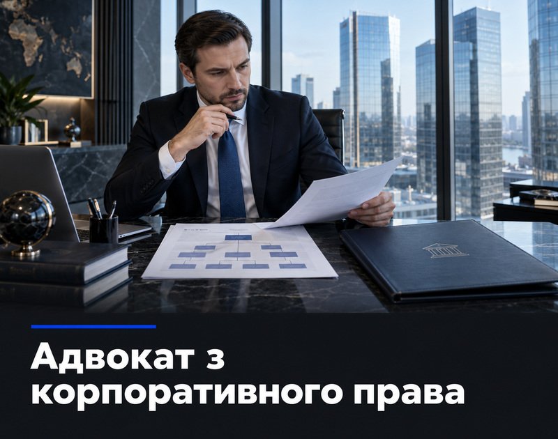Адвокат з корпоративного права у Дніпрі