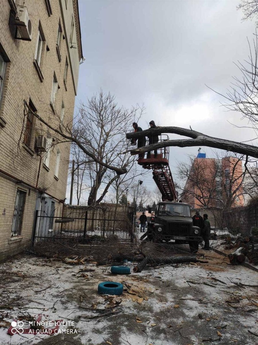 Погодный коллапс в Днепре: все последствия урагана и снегопада в городе, фото-10