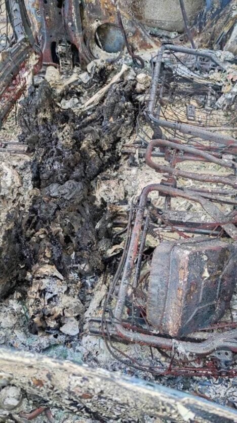 Под Днепром сгорел Toyota Highlander директора "Ибиса": в салоне нашли обугленное тело, фото-1