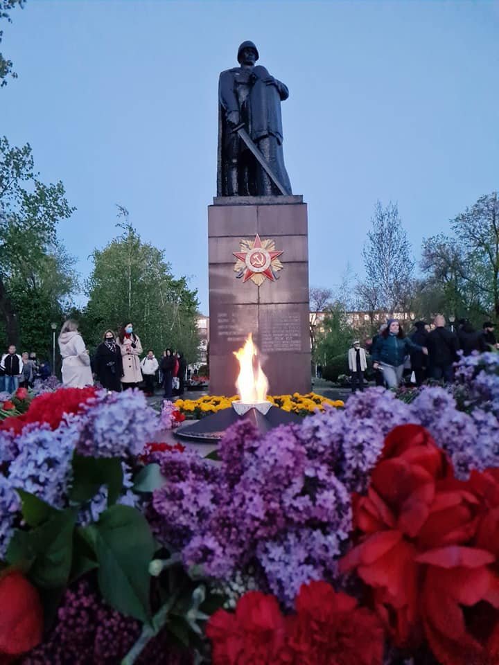 С салютом и почестями: на Днепропетровщине на рассвете массово отпраздновали 9 Мая, фото-1