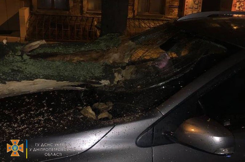 В Днепре и области поваленные деревья частично преградили движение транспорта, фото-3
