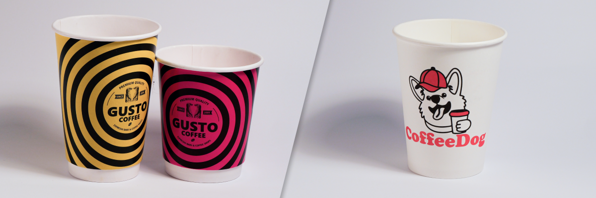 паперові стаканчикі з логотипом