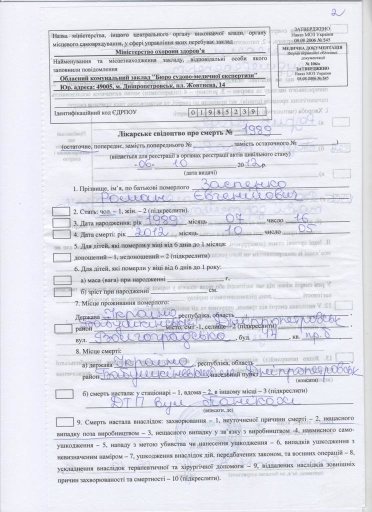 Копия Справка СМЭ 1а